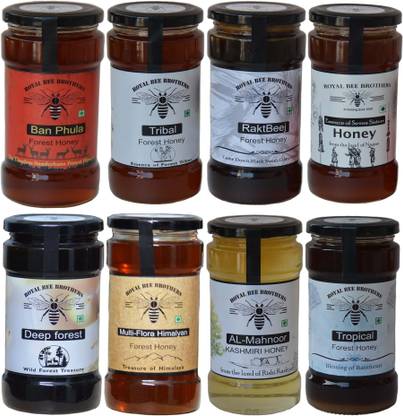 Royal Bee Brothers Combo Pack Forest Honey, Produce of Wild Honey Bee