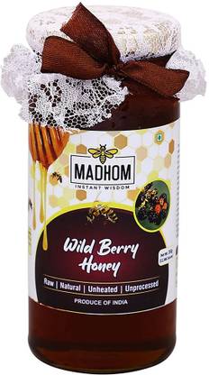 Madhom Wild Berry Honey 350g | 100% Pure Honey | Raw and Unprocessed