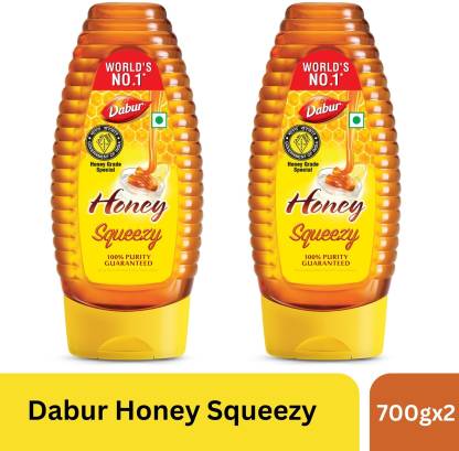 Dabur Honey Squeezy:100% Pure World's No.1 Honey Brand with No Sugar Adulteration