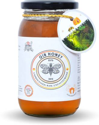 Gir Honey Raw Organic 100% Pure Natural Honey(Unprocessed, Unpasteurized, No Preservatives)
