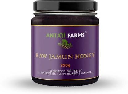 ANTAJI FARMS Unpasteurized SMR tested Raw Jamun Honey( Pack of1,250GM)