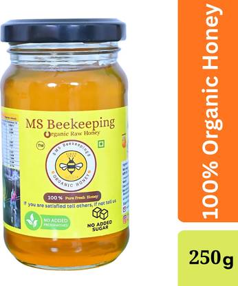 MS Beekeeping Pure Organic Raw Honey