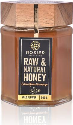 ROSIER Wild Forest Raw, Pure, Unfiltered Unprocessed and Organic Honey
