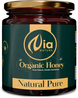 Nia Natura 100% Pure Organic Honey 250g | Unprocessed, Raw & Without Sugar | Natural Pure