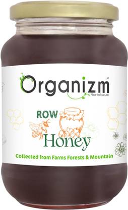 ORGANIZM Natural & Organic Wild Honey/Unprocessed, Unfiltered & Unpasteurized Row Honey