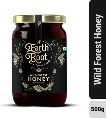 EARTHROOT Pure and Natural Wild Forest Honey