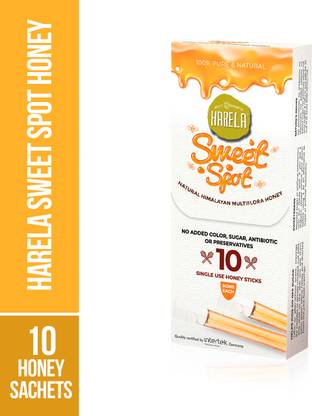 HARELA Natural Honey Sticks| No Preservatives, No sugar adulteration| 10 Sticks
