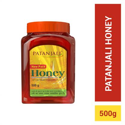 PATANJALI Pure Honey, No Sugar Added, Unprocessed and Organic Honey, Shahed