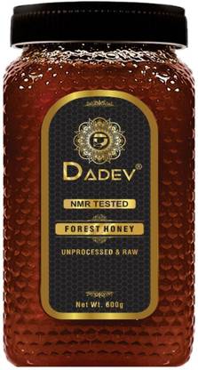 DADEV Honey NMR Tested 100% Pure Unprocessed Organic Raw Forest -GLASS JAR