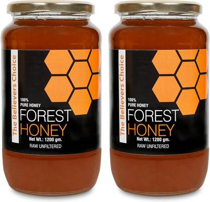 THE BELIEVERS CHOICE Wild Berry (Forest) Honey 100% Pure Honey, Raw Natural Un-Processed - Un-Heated