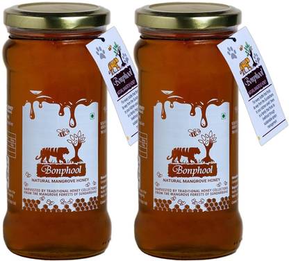 Bonphool Natural Mangrove Honey pack of 2| 100% pure NMR TESTED