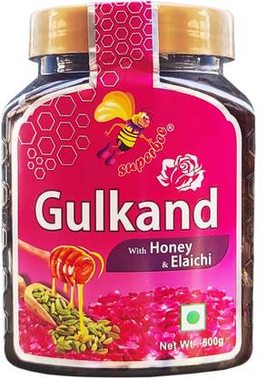 Super Bee Superbee Gulkand Elaichi with honey 500gm