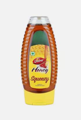 Dabur Honey Squeezy-400g, 100% Pure with No Sugar