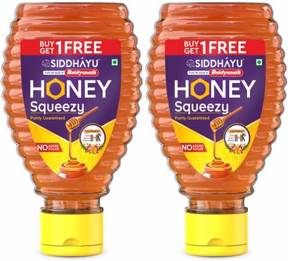 Baidyanath Honey Squeezy 450g (225gx2) Pure Honey Natural Immunity Booster | No Added Sugar
