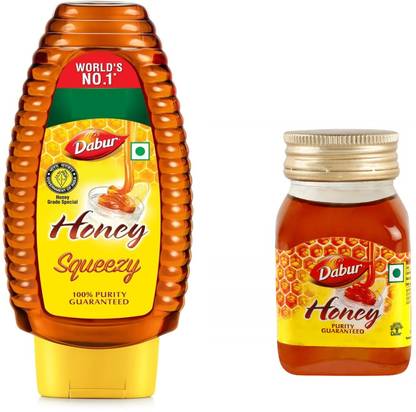 Dabur Honey 100% Pure World’s No.1 HONEY Brand with No Sugar Adulteration 150G
