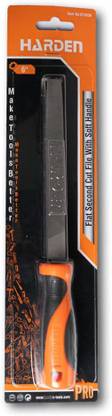 Harden 6'' Professional Flat Second Cut File with Soft Handle |610636| Knife Sharpening Steel