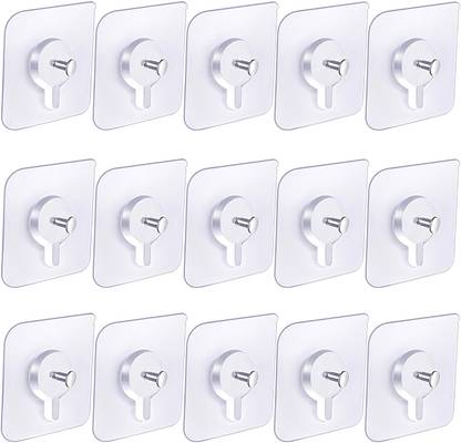 Fourfox Self Adhesive No Drill Wall Nail Photo Hook for hanging Photo Frame Hook 15