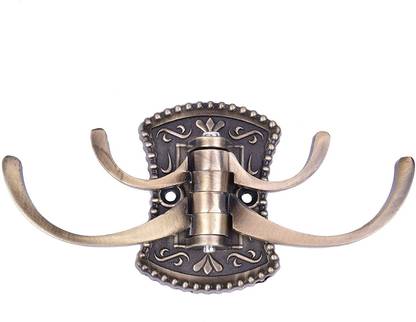 Plantex Antique Robe Hook/Cloth-Towel Hanger/Door Hanger-Hook/Bathroom Accessories - 225 - (Brass) Swivel Hook 4