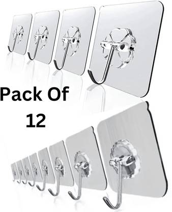 ASSISTARA STORE Adhesive Utility Hooks | Heavy-Duty Waterproof Wall Hooks for Home Hook 1