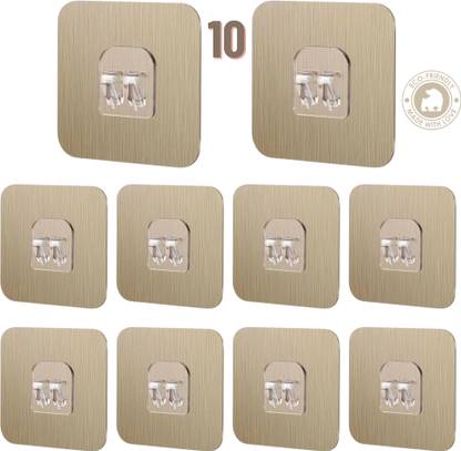 Prievado 10Pcs Adhesive V Wall Hooks Quick Mount for kitchen bathroom command hook Hook 1