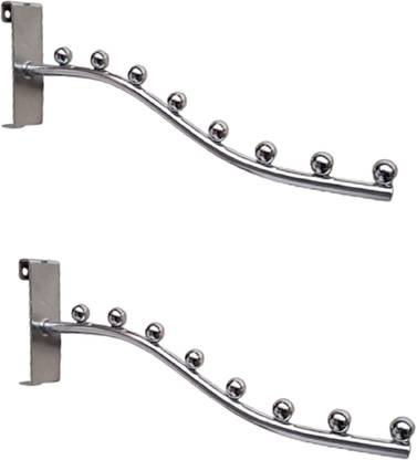 Q1 Beads 2 Pcs 10 Ball Grid Mesh Panel Hook Hanger for Display in Shop, Showroom Hook Rail 8