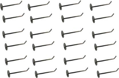 Q1 Beads 24 Pc 6" inch Stainless Steel Wall Display Hooks Hanger for Mobile Shop, Counter Hook 1