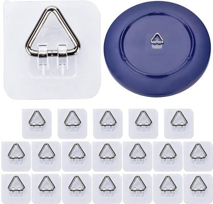 Ofifo Wall Plate Hanger Display Holder - 20 Pack Invisible Vertical Plate Holders Hook 20
