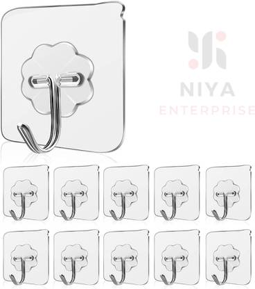 NIYAENTERPRISE PVC Wall Hooks 15 Hook 15