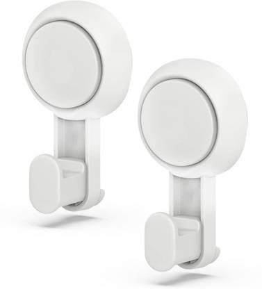 Mezin Vacuum Suction Cup Hook Wall Clips Reusable Mounted Bathroom & Kitchen Hanger Hook 1