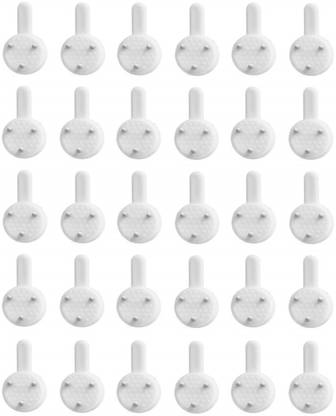 SYGA SYGA Mini Invisible Hanging Hooks Frame Wedding Photos Mirror Wall Hooks White Hook 30