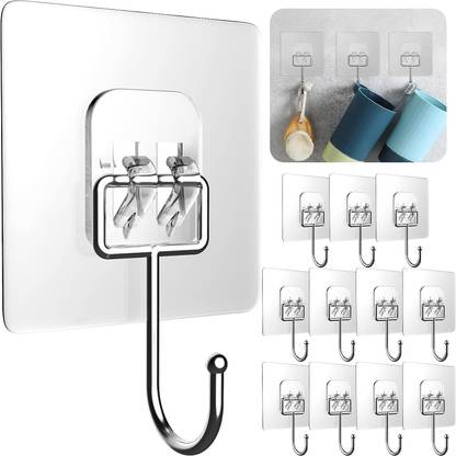 Prievado 5Pcs Self Adhesive Wall Hook for Hanging, Wall Hooks, wall hanging hooks home Hook 5