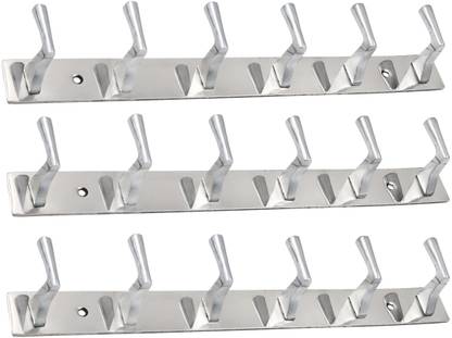 Dharma Type Hooks For Bathroom ,Door Hangers For Clothes ,Khunti For Clothes Hook Rail 6
