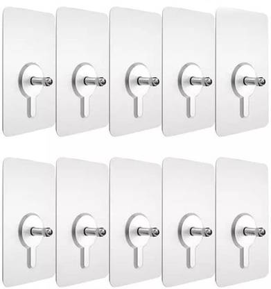 SUBERA Non Drilling invisible screw stickers Hooks with super sticky glue Hook 20