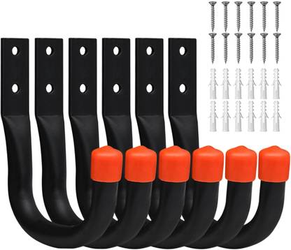Ofifo Heavy Duty Garage Hooks for Hanging, 6Pcs Metal Utility Hooks Garage Hook 6