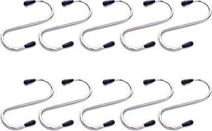 upalabdh S Hooks Hanger 3 inch for Kitchen Hanging Utensils Bathroom/Kitchens steel Hook 10