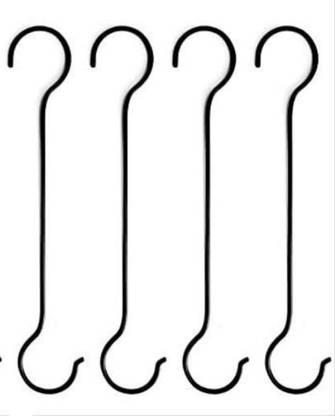 nitya creative Extention Heavy Duty S Hook Hanger for Planters plantpot BirdFeeder Sconce 213" Hook 2