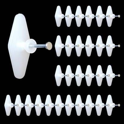 Jinka Nails (Large) for Hanging Large Photo Frames, Utensils and clothes. Easy to use Hook 30