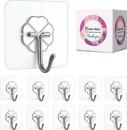 housemate Adhesive Flower Wall Hooks Heavy Duty Kitchen & Home Accessories Hook 20