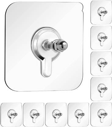 RAVIZAA Screw Wall Hook Nut Bolt Type, Waterproof for Hanging Anything Max Load 1 kg Hook 20