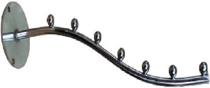 Q1 Beads 7 Ball pin Wall Drope Hanger for clothes Hook Rail 7