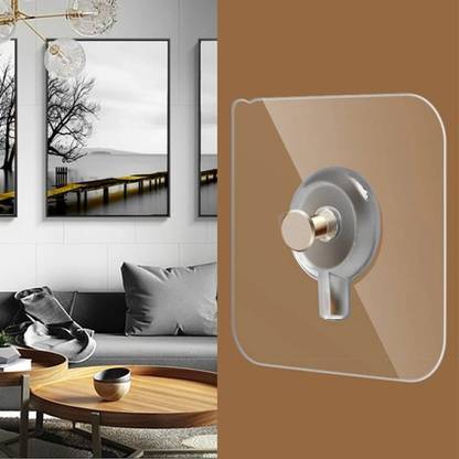 SELIFYMART Self Adhesive Strong Sticky Wall Hooks for Hanging Kitchen, Bathroom Accessories Hook 13