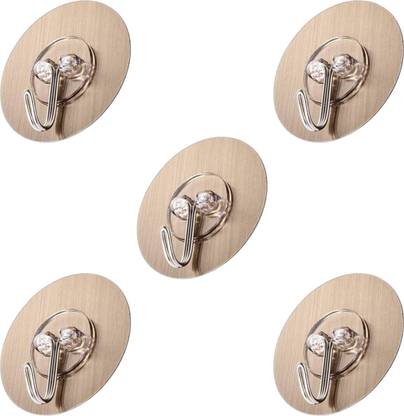 SIGMASTONE Adhesive Hooks for Hanging Heavy Duty Strong Round Wall Hook 5