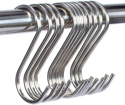RINTL Heavy Duty Metal S-Shaped Hanging Hooks (3.25 inch) 6 Pieces Hook 2