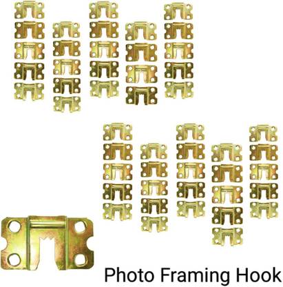 max deals Hooks Photo Frame or Lamination Metal Hooks Pack of 50 Pcs Hook 50