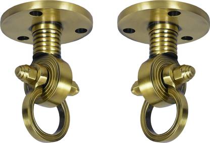 Trendy Creation Hub Swing chair jhula Brass Ceiling Hanger Hook kada (pack of 2 pcs) Swivel Hook 1