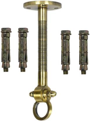 Trendy Creation Hub 12 In Stainless Steel Swing Hook For Ceiling Mounted With 4 Pcs AmericanFastener Hook 1