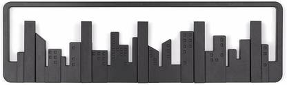 Kinzilla European Creative Wall Hooks Hangers Coat Rack City Skyline Shelf Hook Hook Rail 1