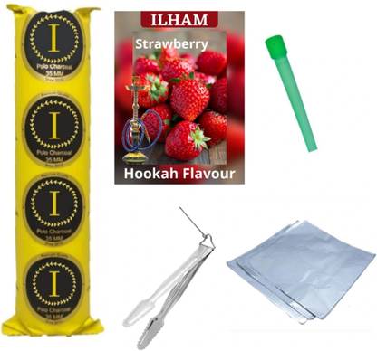 ILHAM MAGIC COIL STRAWBERRY FLAVOR CHIMTA FOIL MOUTH TIP STRAWBERRY Hookah Flavor