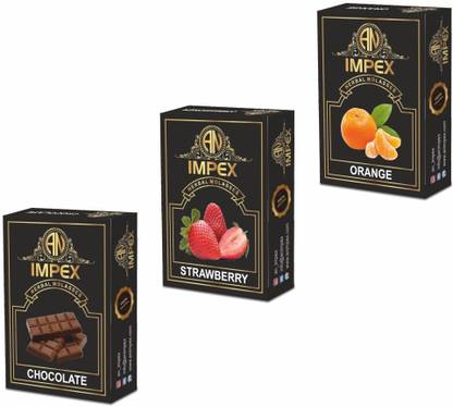 A.N.IMPEX Tropical Fusion Herbal Hookah Flavors choclate, orange, strawberry Hookah Flavor