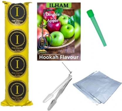 ILHAM MAGIC COIL DOUBLE APPLE FLAVOR CHIMTA FOIL MOUTH TIP DOUBLE APPLE Hookah Flavor